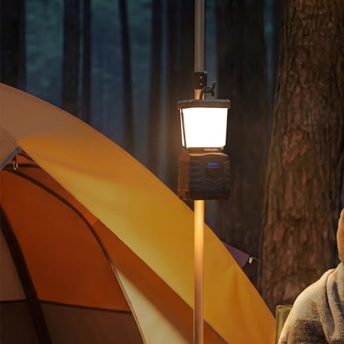 1000 Lumen LED Camping Lantern with 4 Light Modes, Water Resistant, Dimmable, Portable