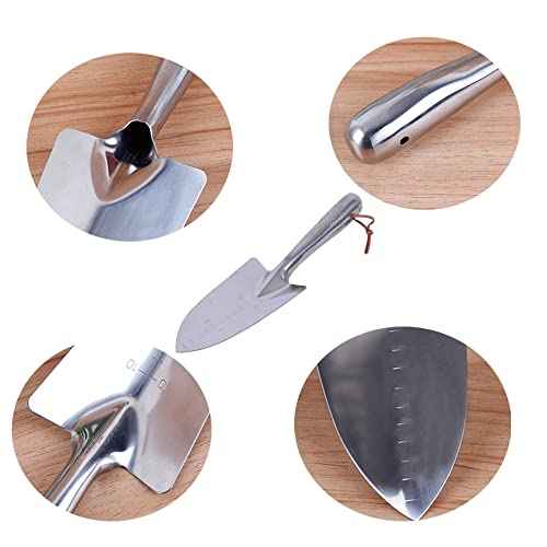 Prudance Creative Calibration Gardening Yard Stainless Steel Trowel Shovel Spade 11"