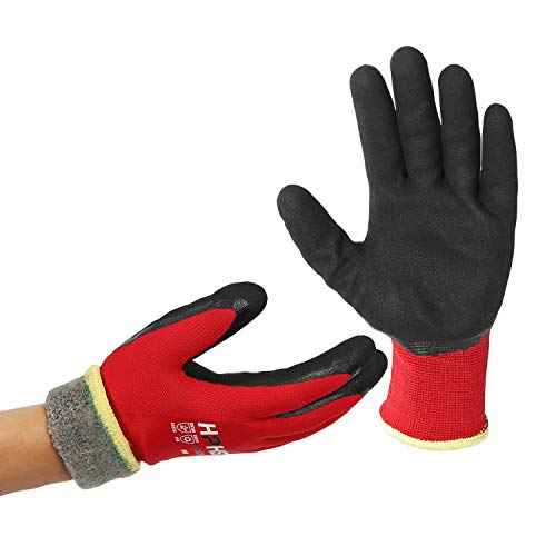 Winter Work Gloves - Double Coated Waterproof Oil-Proof work gloves 1 pair