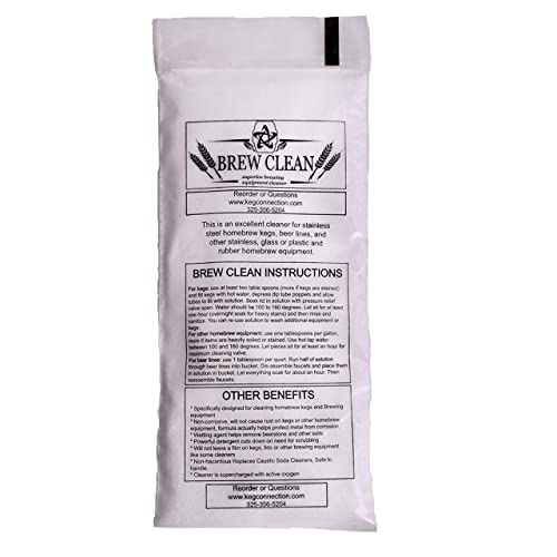 Kegconnection Brew Clean 1 lb Beer Line Cleaning Powder for Kegerators