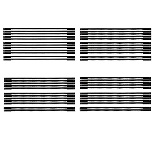 5 Inch Scroll Saw Blade Pin End Assortment (48 Pack, 12PCS Each 10TPI, 15TPI, 18TPI, 24TPI)