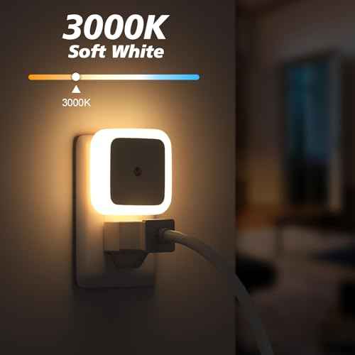 Sujeet Night Light, Night Lights Plug into Wall 8-Pack, Nightlight Plug in Night Light, Dusk to Dawn Night Lamp Led (Warm White)