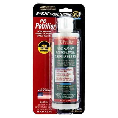 PC Products PC-Petrifier Water-Based Wood Hardener, 8 oz, Milky White 84441