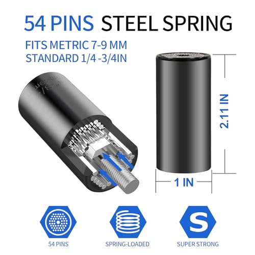 Christmas Stocking Stuffers Gifts for Adults Men Dad, Universal Socket Tools & Snowflake Tool, White Elephant Christmas Gifts for Who Have Everything Dad Boyfriend Husband Tools for Cool Gadgets