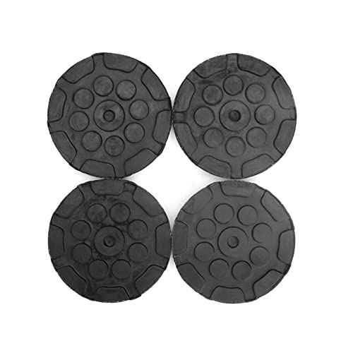 4Pcs Universal Round Rubber Arm Pads for Car Auto Jacking Lift Dia 120mm Thick 15mm Car Auto Truck Hoist
