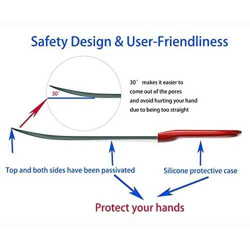 Wicker Repair Tool, Stainless Steel Prying Tool with Silicone Handle Cover, Dragon Pattern No Metal Burrs Rattan Pick for Patio Furniture Basket Fix/Webbing-30