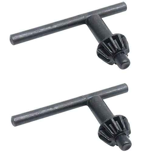 Xiaoyztan Drill Chuck Key 16mm Gear Diameter 5/16" Pilot Shank T-Handle Chuck Key Drill Press Replacement,Pack of 2