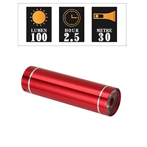 KunHe 6 Pack Red Light Mini LED Flashlight Small Flashlights Flash Light for Astronomy Aviation Night Observation and Animal Observation Observation
