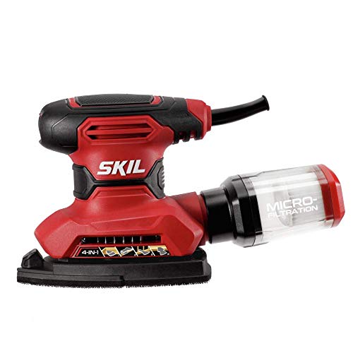Skil One Size Multi-Function Detail Sander with Micro-Filter Dust Box & 12 Sanding Sheets