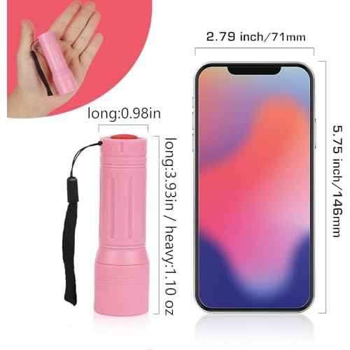 9-LED Mini Flashlight 6-Pack, Small Multicolor Flashlights with Lanyard, 18 AAA Batteries Included, for Hurricane Supplies, Christmas Gifts Stocking Stuffers