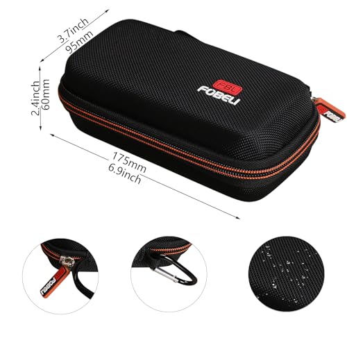 FBLFOBELI Orange Hard Case for TopTes TS-301 TS-501B Sound Level Meter & Anemometer