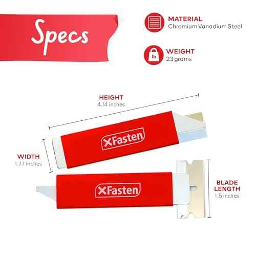 XFasten 12-Pack Retractable Box Cutters with Safety Scraper Bulk Cardboard and Carton Mini Box Cutter Blades Pack | Pocket-Sized and Wiggling-Proof Box Opener for Cutting and Scraping