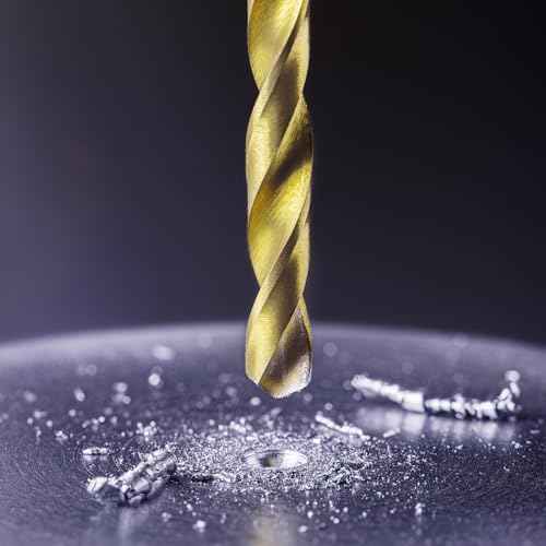 uxcell Metric Tap & Drill Bit Set, 2pcs M5 x 0.8 Straight Flute Thread Taps and 2pcs 4.2mm Twist Drill Bits Titanium Coated, HSS6542 Screw Tapping Threading Tools