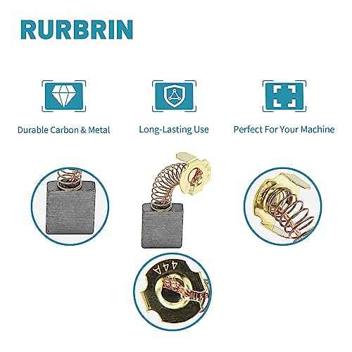 (2 Pack 816768 Carbon Brush Compatible with Ridgid R4510 R45101 / TS2400LS TS2410LS Table Saw, Craftsman Miter Saw