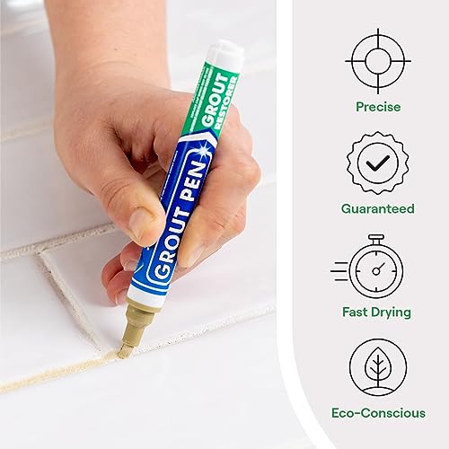 Rainbow Chalk Markers Beige Grout Pen with Narrow 5mm Tip - 7mL