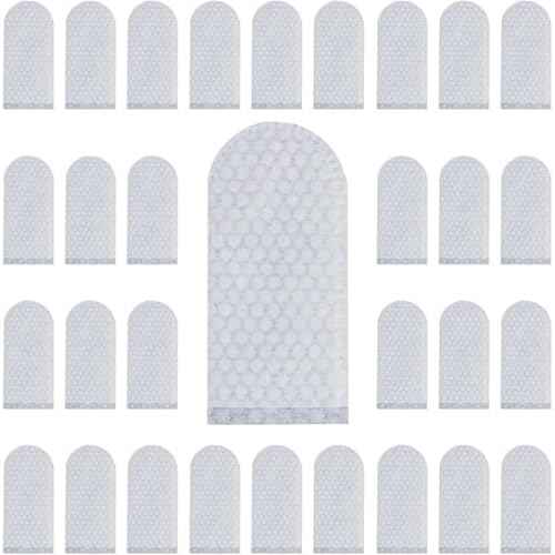 100 PCS Cotton Finger Cots, Finger Covers Protection for Finger Tips, Breathable, Sweat Resistant, and Wear-Resistant, Perfect for Work, Nails Cleaning, and Injured Fingers (White)