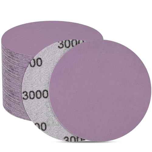 35 Pcs 3 Inch Wet Dry Sanding Discs Hook and Loop 3000 Grits Sandpaper Professional Aluminum Oxide Sand Paper Polish for Wood Metal Paint Finishing