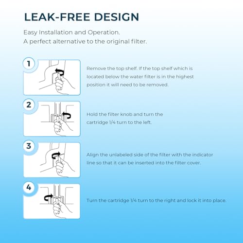 Crystala Filters Replacement Water Filter 3 Pack for Samsung DA97-17376B