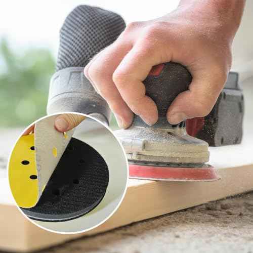 60 Grit 5 Inch Sanding Discs, 8 Hole, Hook and Loop, Sandpaper for Orbital Sander, Wood, Metal, Auto£¨70 PCS£©