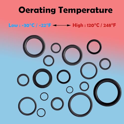 ZDBB 1010Pcs Rubber O Rings Kit - Universal Seal Assortment for Plumbing & Automotive, Variation 1010