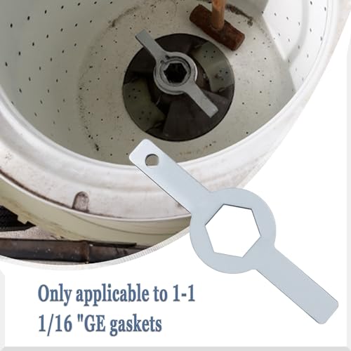 TB123A Washer Spanner Wrench For GE Washing machine WX5X1325, WX05X1325 (1-11/16" GE Washer Only) HD Tub Nut Spanner Wrench/Tool (Set of 1)