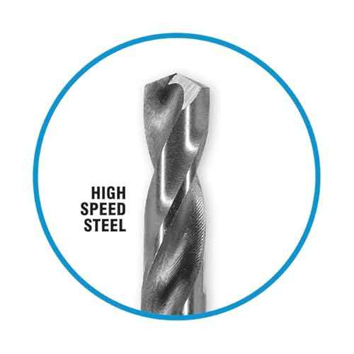 Spyder ¨ö-inch Hex10 HSS Hole Saw Pilot Bit, ¨ù-inch x 7-¨û-inch, Compatible with Rapid Core Eject, for Wood and Metal