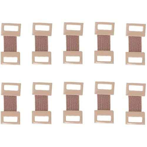 10Pcs Skin Color Elastic Bandage Clips,Bandage Wrap Clips,Bandage Clips,Stretch Metal Clips,Large Bandaids Replaceable Wrap Clips Adhesive Bandages for Various Types Bandages