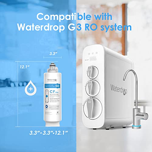 Waterdrop G3-N1CF Filter Replacement for G3-W, G3P600 & G3P800 RO Systems