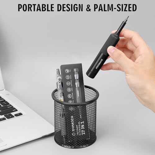 Sharden 27-in-1 Precision Screwdriver Set Multi Bit Small Screwdriver Magnetic Mini Screwdriver Set Pen Style Manual Repair Tool Kit For Eyeglass, Watch, Computer, Jewelers, Laptop, Electronics, Phone