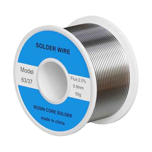 63/37 Tin Lead Rosin Core Solder Wire Ideal for Circuit Boards & Electrical Repairs