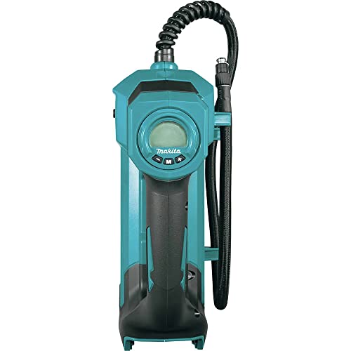 Makita 18V LXT Cordless High-Pressure Inflator 160 PSI, Auto-Stop, Teal