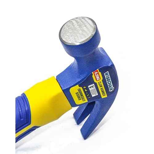 8 oz Professional Small Claw Hammer 45# Steel ? Anti-Slip Grip & Nail Starter