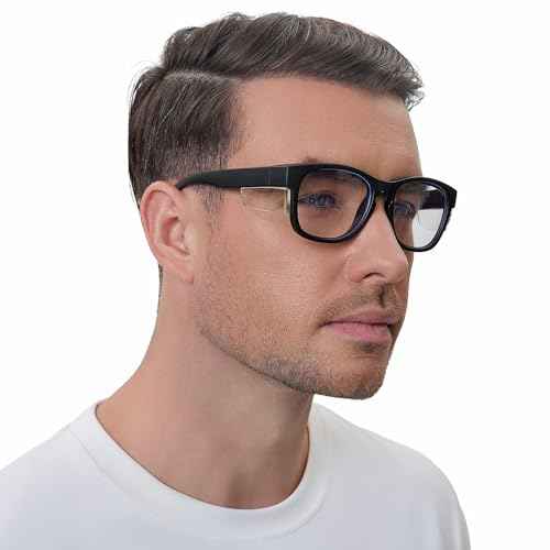 MORK&SUKY Safety Glasses with Side Shields£¬ANSI Z87.1 Certified Protective Eyewear for Work & Outdoor Use.