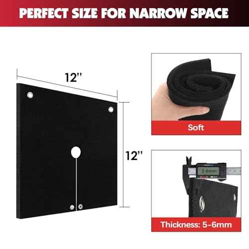 HVAC Tools Welding Blanket Fireproof, 1/5in(5mm) Opening Shape Soldering Blanket, 5 Packs Brazing Heat Shield for Torch Flame Protector, Welding Pad for Plumbing, Solder Plumbers HVAC Torch Protector