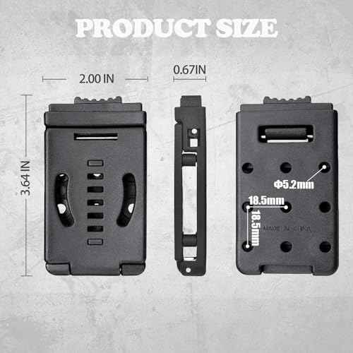 Molle Clips Tactical Tailor Attachment, Malice Clip Belt/Vest Accessories Molle Straps, Tactica Molle Belt Adapter