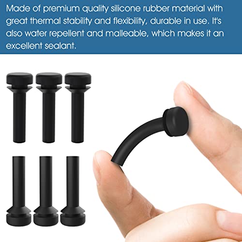 Replacement WB02X24790 Gas Stove Grate Bumpers Rubber Feet 10 Pack for GE Range