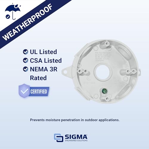 Sigma Engineered Solutions Weatherproof Metal Electrical Outlet Box - 1 Pack