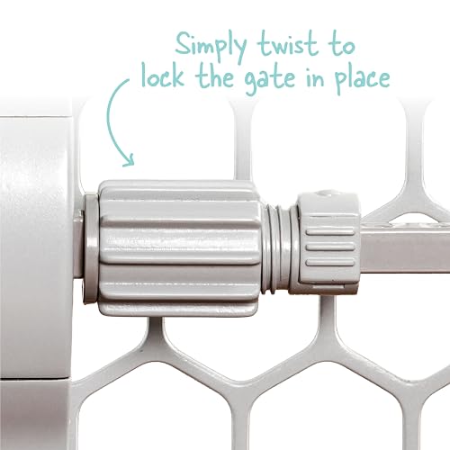 Regalo 28-42 Inch Expandable Plastic Baby Safety Gate for Stairs & Doorways