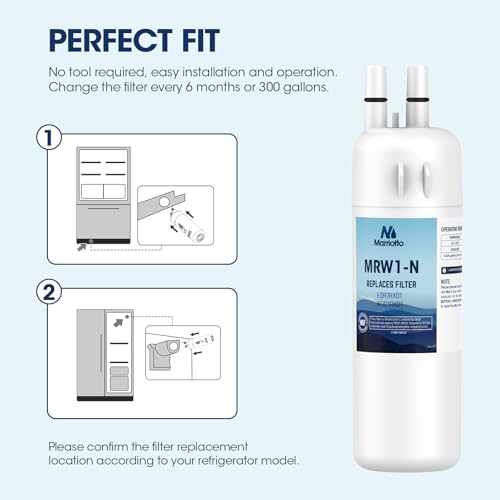 MARRIOTTO 3 Pack Water Filter Compatible with Filter 1, Ed1Rxd1, 6-Month Replacement