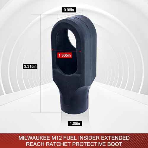 Protective Boot 49-16-3050 Reach High Speed Ratchet Protective Boot for Milwaukee M12 Insider Ratchet 3050-20