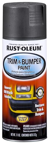 Rust-Oleum Automotive Trim & Bumper Spray Paint - Black, 11 oz, Pack of 1