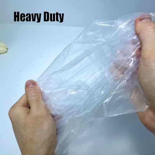 20Pcs Rain Covers for Shoe Clear - Waterproof Disposable Plastic Clear Heavy Duty Shoe Covers for Men and Women