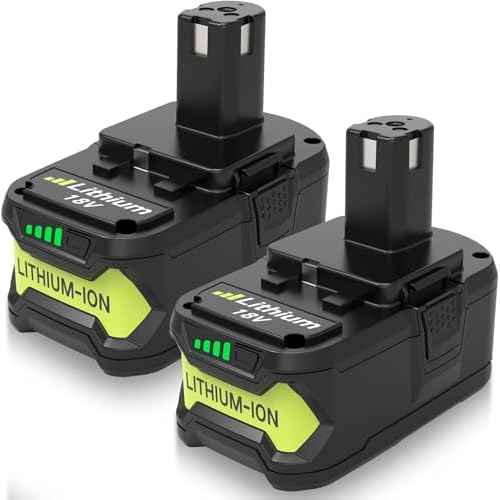 Upgraded 2Pack 8000mAh Replacement for 18V 8.0Ah Battery Compatible with Ryobi 18 Volt Lithium Ion Battery P102 P103 P104 P105 P107 P109 P190 P191 P122 Cordless Power Tools