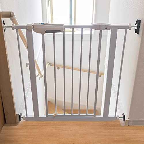 Smartfit 4 Pack Pet Gate Protectors - Dog Gate Set with Wall Mounts- Protect Walls & Doorways