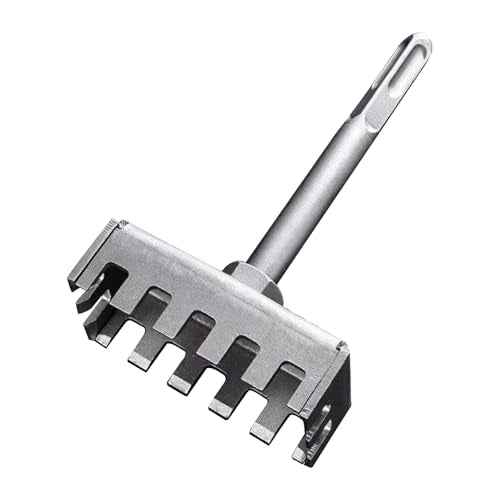 86 Junction Box Square Hole Punch Tool - Heavy-Duty Electric Hammer Drill Bit with Trapezoidal Teeth, No-Wall-Damage Quick-Cut Chisel for Electricians & Concrete Walls