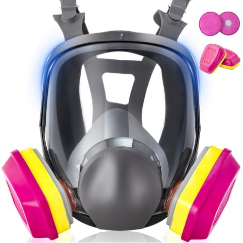 Full Facepiece Kit with Accessory Set for Painting and DIY