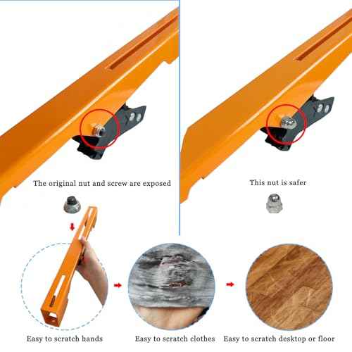 2 PCS Clips with Miter Saw Mounting Brackets Compatible with Dewalt's DW7231 DE7023 DE7033 DE7025 DWX723 DW7231 DWX724 Mounting Bracket and Dewalt Heavy Duty Miter Saw Stand £¨N087367£©