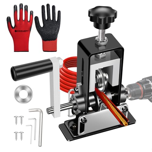 EXKRAEFT Single Blade Manual Wire Stripping Machine, Gauge 0.06-1''