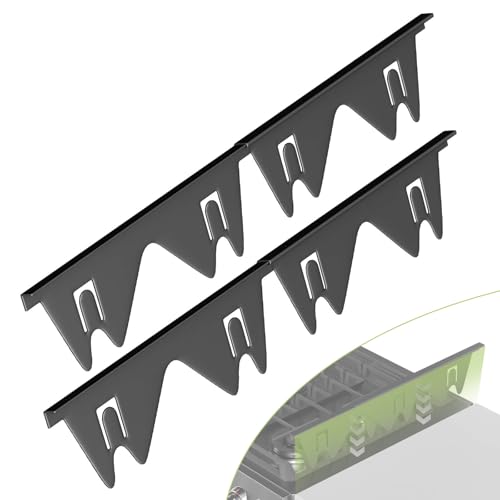 Stainless Steel Stove Gap Covers 2 Pack, Extendable 13.8–27.5 in, 0.79 in Wide, Heat-Resistant Black