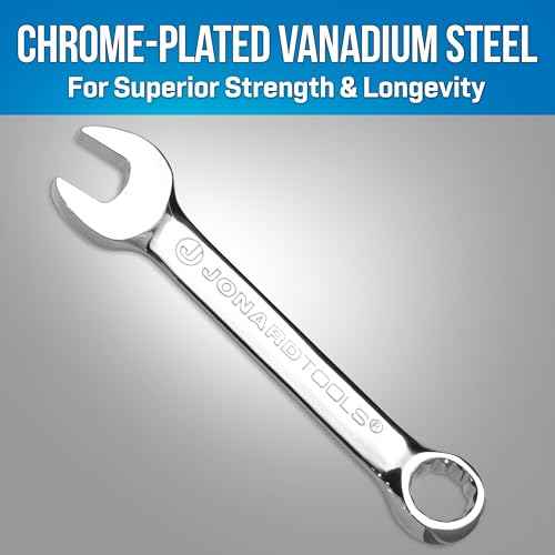 Jonard Tools CWS-716 Combo Stubby Wrench, 7/16"